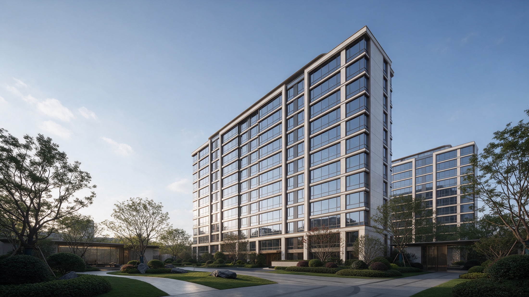 A modern residential township development